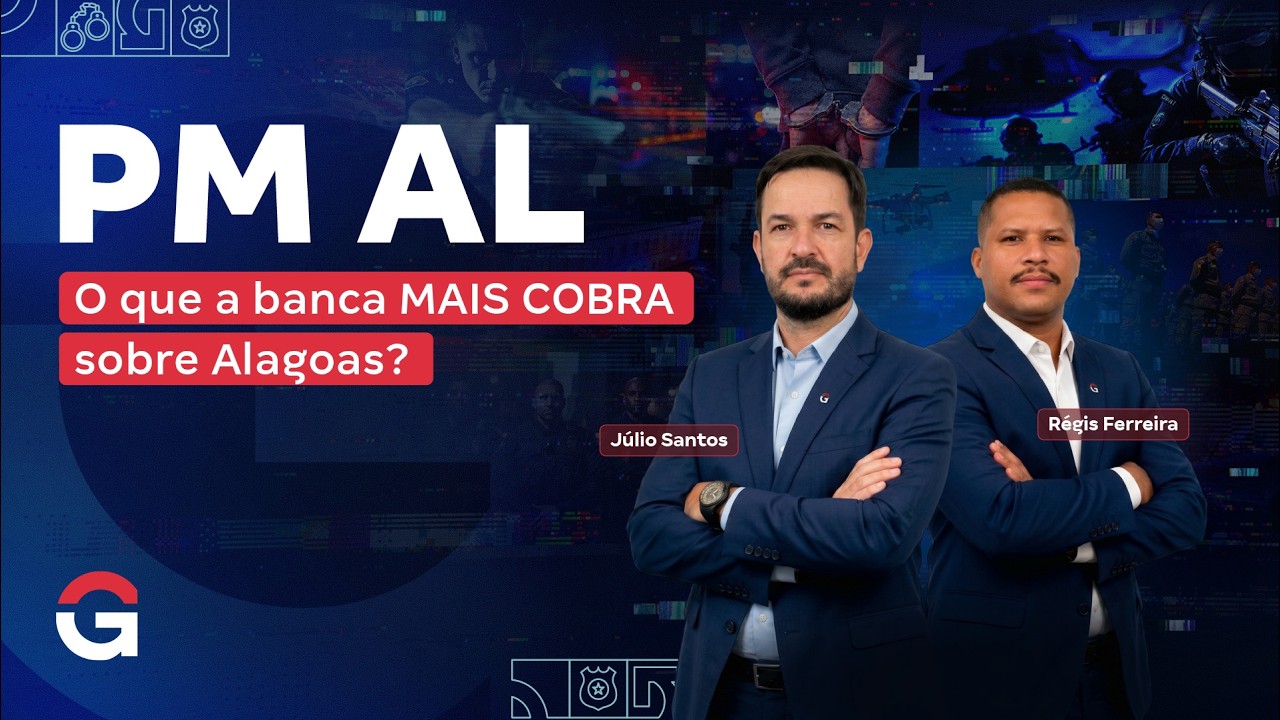 Concurso PM AL | O que a banca MAIS COBRA sobre Alagoas?