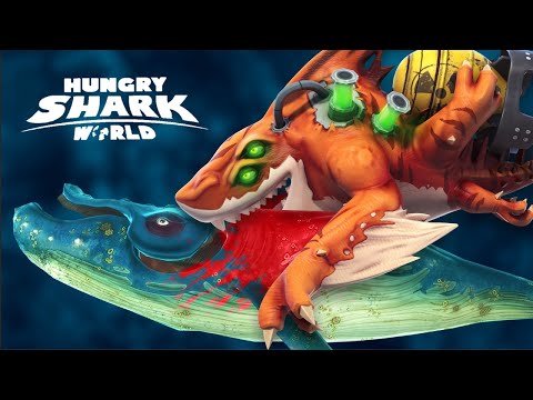 MELTDOWN SHARK VS BLUE WHALE - NEW APEX SHARK GAMEPLAY - HUNGRY WORLD SHARK