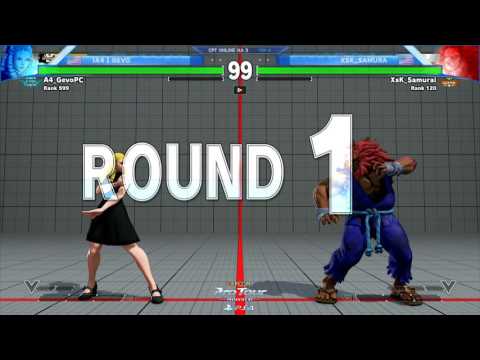 SFV: A4|Gevo vs XsK Samurai - CPTO North America  Top 8 - CPT2017