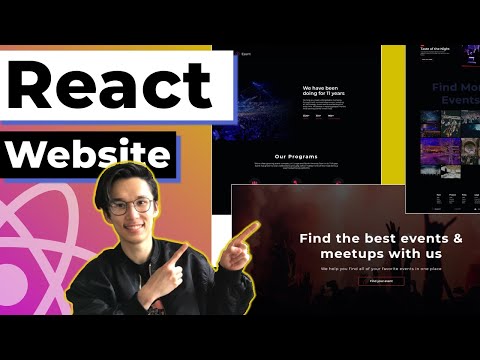 React Website with Custom Navbar - Styled Components, Animations, Router, Responsiveness, Hooks