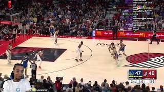 FlightReacts To WARRIORS at TRAIL BLAZERS | FULL GAME HIGHLIGHTS | April 11, 2024!