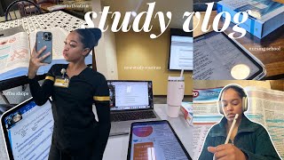 STUDY VLOG 🖇️| 6AM Productive College Days, life as a nursing student, morning routines, clinicals