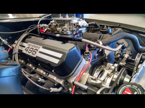 RIPPER 496 Big Block Chevrolet Pump Gas Street Thunder. Crower Hyd Roller Camshaft. 710HP @ 6800rpm.