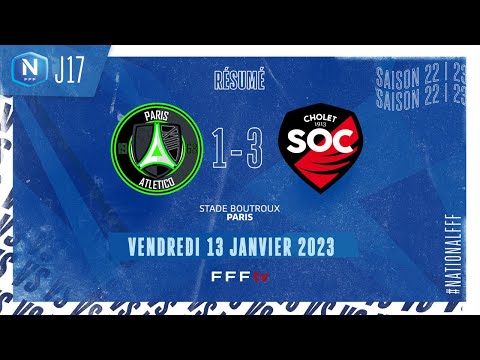 J17 | PARIS 13 ATLETICO - SO CHOLET (1-3), le résumé I National FFF 2022-2023