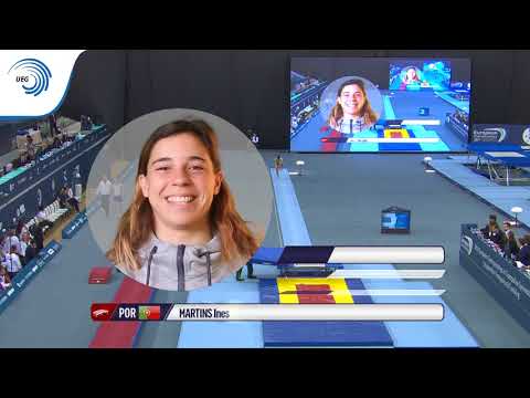 Ines MARTINS (POR) - 2018 Double Mini-Trampoline Europeans, final