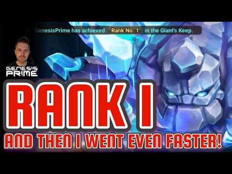GIANTS RANK 1 - THEN I WENT FASTER!! 2x Teams/Runes #summonerswar