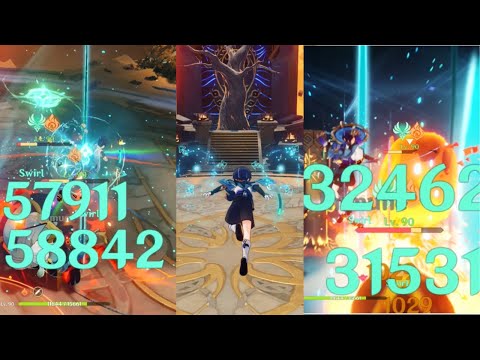 C0 WANDERER HYPERCARRY VS NEW DOMAIN !  |  Genshin Impact