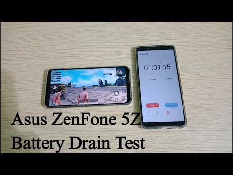 Asus ZenFone 5Z Battery Drain Test