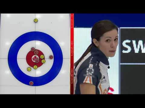#cmdct2018 "Absolute beauty from Val!" Sweeting/Gushue scores 3 vs Crocker/Walker