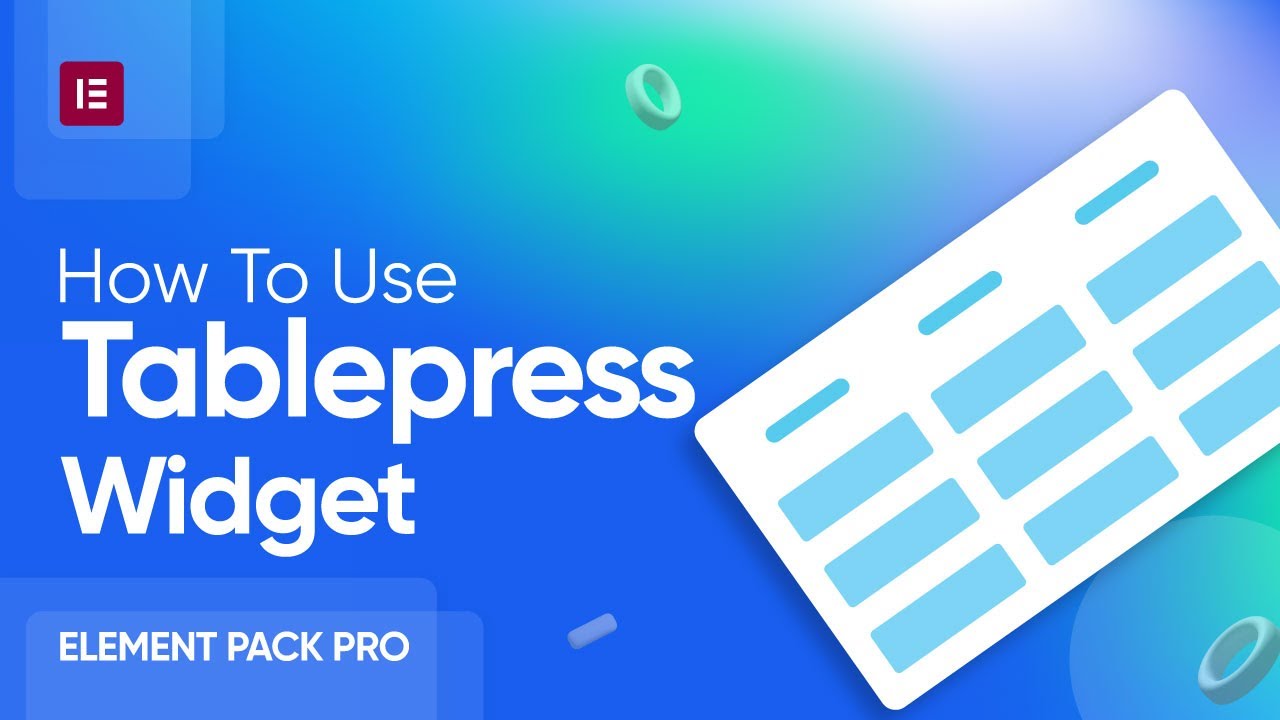 TablePress Video Thumbnail