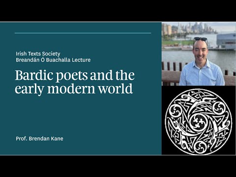 Bardic poets and the early modern world