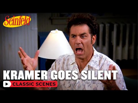 Kramer Takes A Vow Of Silence | The Cartoon | Seinfeld