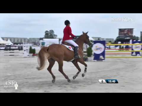 Luciana Diniz Fit For Fun secound place Grand Prix CSIO Sopot 2017