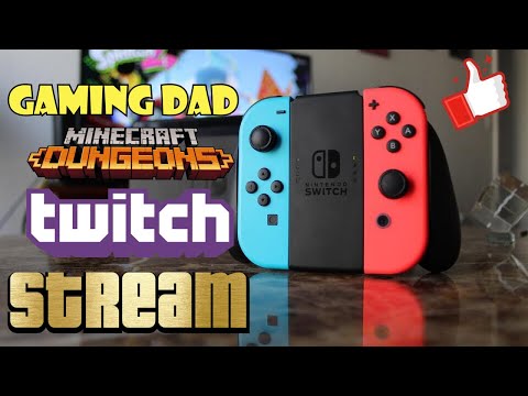 Gaming Dad - Minecraft Dungeon Twitch Gameplay