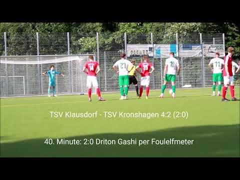 TSV Klausdorf - TSV Kronshagen 4:2 (2:0) Driton Gashi 2:0 Foulelfmeter