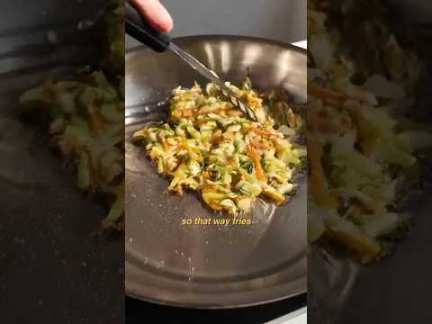 How to make the crispiest veggie pancakes