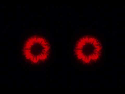 Creepy eyes for Halloween 1 hour (red)