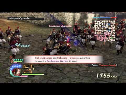 Samurai Warriors 4 - Part 12 - Kanto - Battle of Mimase Pass 60FPS PS4 HD Gameplay