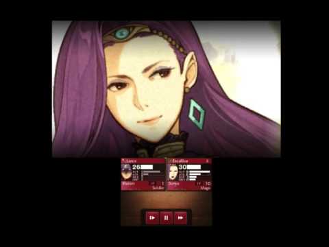 Captain Plays Fire Emblem Echoes: Shadows of Valentia desert battle vs Sonya