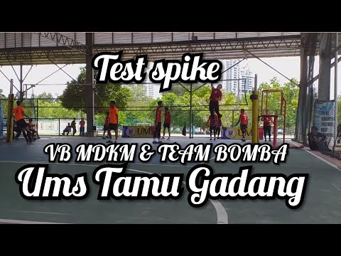 TEST SPIKE  VB MDKM dan TEAM BOMBA
