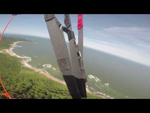 Vôo de lift Parapente Praia Vermelha - Penha-SC