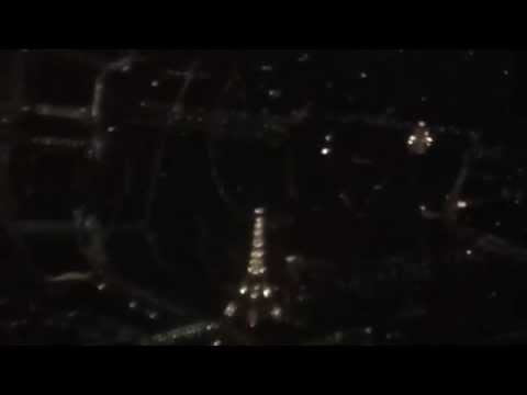 Vlucht Malaga naar Amsterdam bij duisternis,  8 maart 2014