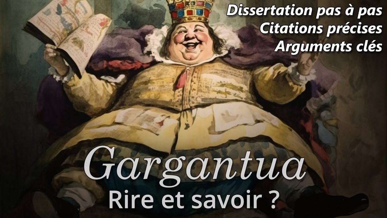 Rabelais, Gargantua 🧠 Rire et Savoir ? (dissertation pas à pas)