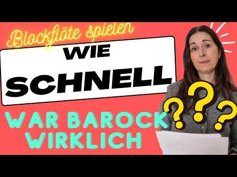 How fast did Baroque musicians play...?