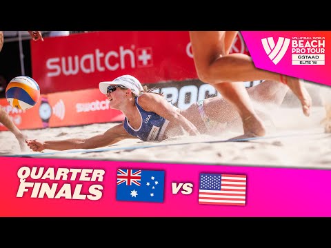 Mariafe/Clancy vs. Nuss/Kloth - Quarter Finals Highlights Gstaad 2023 #BeachProTour