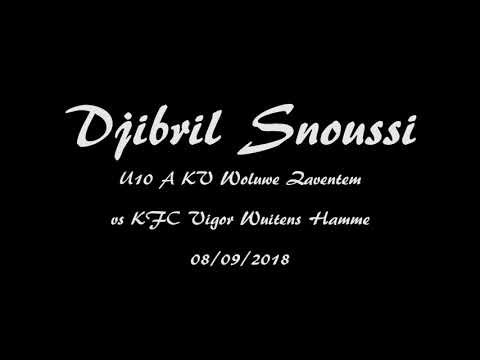 Djibril Snoussi U10A KV Woluwe Zaventem vs KFC Vigor Wuitens Hamme A (08/09/2018)