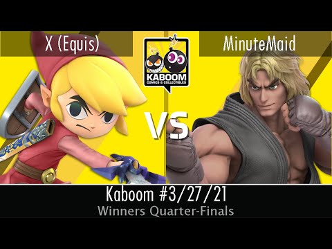 X (Equis) (Toon Link) vs MinuteMaid (Ken) - WQF - Kaboom 3/27/21