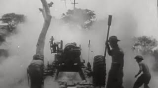 Burma / Myanmar Mandalay Captured Fort Dufferin Siege and Fall March 1945 Footage