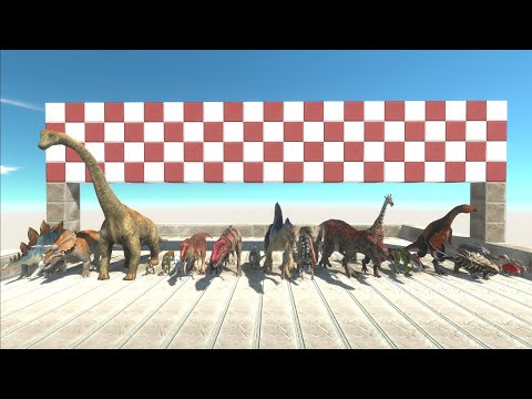 Animals & Dinosaurs Size 1.3 Speed Race Marathon - Animal Revolt Battle Simulator