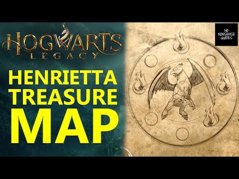 Hogwarts Legacy Henrietta's Map - Hipogriff Marks The Spot Treasure Map