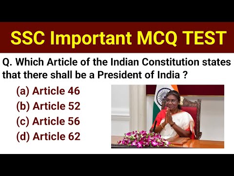Target SSC CGL/CHSL/MTS/CPO Exams | SSC Most Important MCQ Questions | SSC GK/GS MCQ TEST