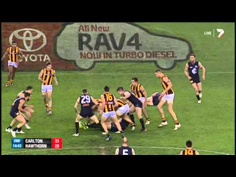 Hodge bump leaves Murphy dazed - AFL