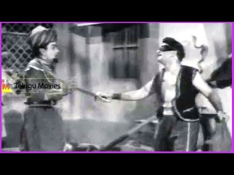 Bhagdad Gaja Donga Telugu Movie Scene - NTR , JayaLlitha