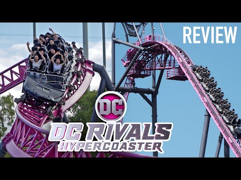 DC Rivals Hypercoaster Review | Australia's Most Extreme Coaster! Warner Bros. Movie World