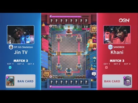 클래시로얄 리그 아시아 - 2주 2일차 OP.GG Skeleton vs SANDBOX Set1