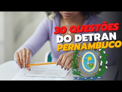 30 Questions from the Official 2022 DETRAN Exam - Simulated Test for DETRAN Pernambuco