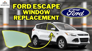 2013-2019 Ford Escape DIY How to replace front window glass (Just 10 min)