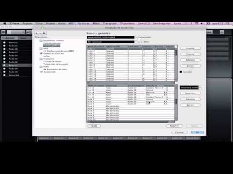 Tutorial: Steinberg Cubase 7 [Português-BR] - Mapeamento MIDI remoto genérico