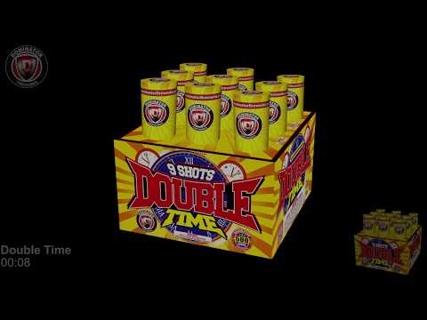 DM513 Double Time 3" 9 shot by Dominator Fireworks