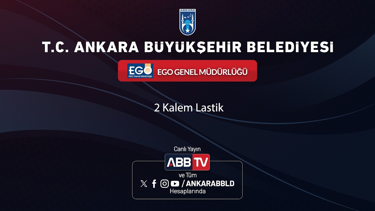 EGO GENEL MÜDÜRLÜĞÜ - 2 Kalem Lastik