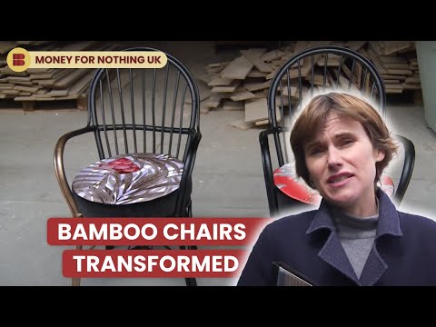Bamboo Chairs Get a Stunning Modern Makeover | Money For Nothing UK