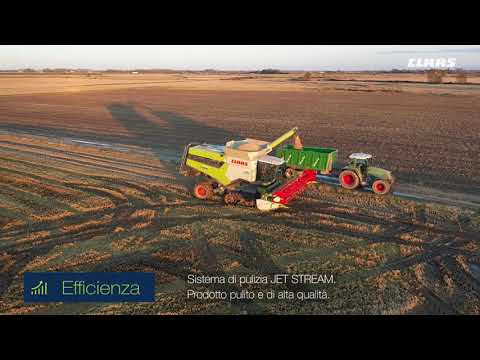 CLAAS In Campo 2020- LEXION 7700 TERRA TRAC nelle risaie vercellesi