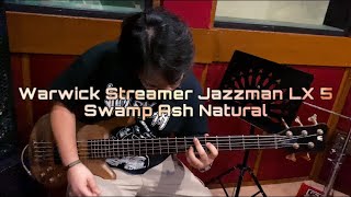 Video thumbnail for Warwick Streamer Jazzman LX 5 Swamp Ash Natural. by Tar Asanee