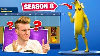 new season 8 battlepass in fortnite 100 unlocked - pass fortnite saison 8