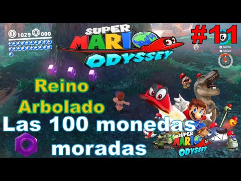 ¡Paseo turístico en el Reino Arbolado mientras recolectamos las 100 monedas! #11 Super Mario Odyssey