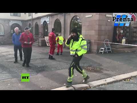 NORUEGA: UN EX POLICIA ROBÓ UNA AMBULANCIA Y ARREMETIÓ CONTRA LOS PEATONES